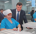 Губернатор Волгоградской области С. А. Боженов посетил новый объект филиала «Риквэст-Сервис»